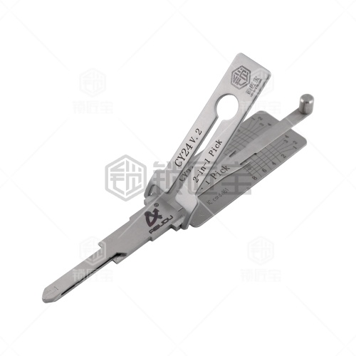 ABUDU/锁匠宝-吉普CY24二合一工具-平铣两轨迹 克莱斯勒/漫步者/切诺基/道奇/EAGLE/万国/顺风