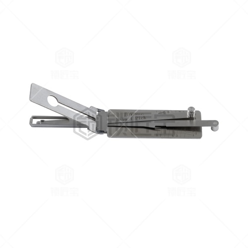 锁匠宝-丰田卡罗拉TOY2014专用开锁工具 二合一内铣两轨迹读齿工具