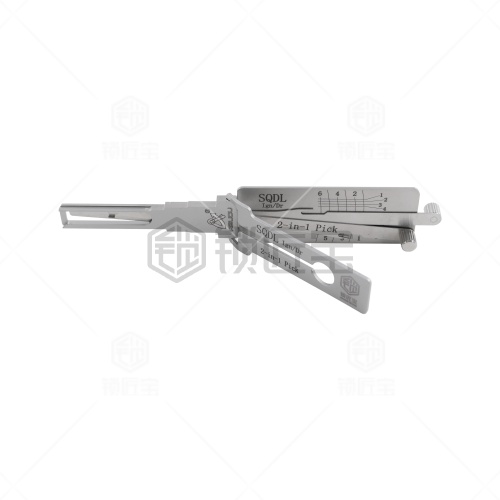 ABUDU/锁匠宝-SQDL 陕汽德龙大货车二合一-内铣两轨迹 钥匙侧边带槽