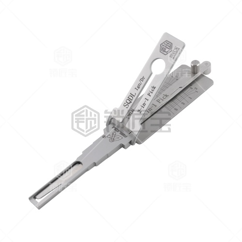 ABUDU/锁匠宝-SQDL 陕汽德龙大货车二合一-内铣两轨迹 钥匙侧边带槽