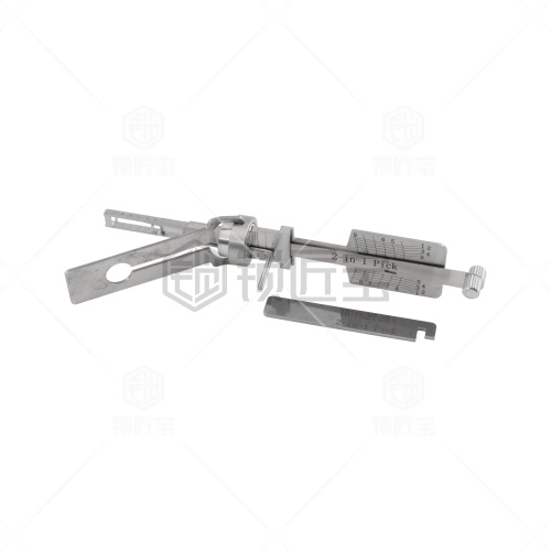 ABUDU/锁匠宝-大众HU162T-9 V.2汽车锁二合一工具「带切口」斯柯达/高7/嘉旅/途观L/蔚揽/朗逸