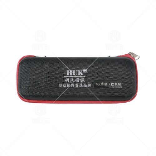 HUK新款八支彩柄卡巴单钩