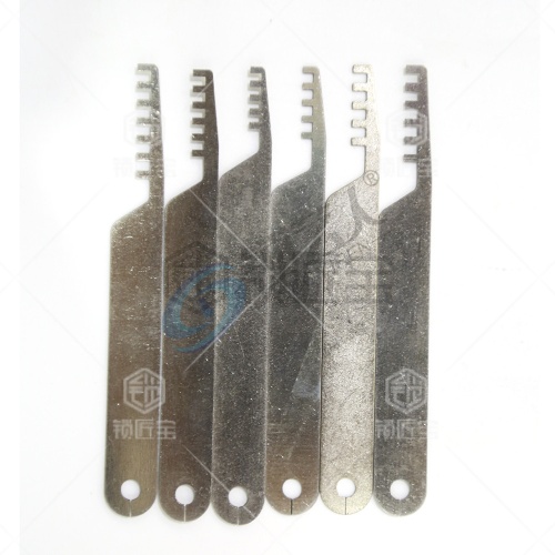 LS-全钢梳子6件套 修锁组合装梳子六件套