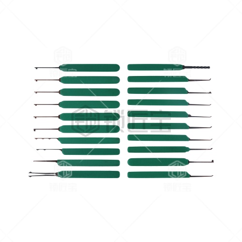 强士QS-20支绿柄组合单钩套装