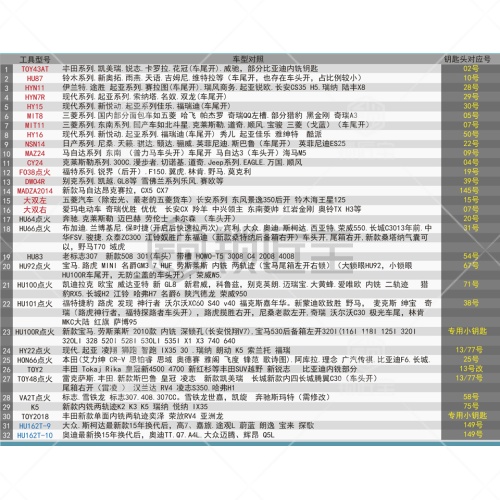 李志勤-32件套 锁匠常用读齿开启二合一工具 配剪齿钳-李氏二合一