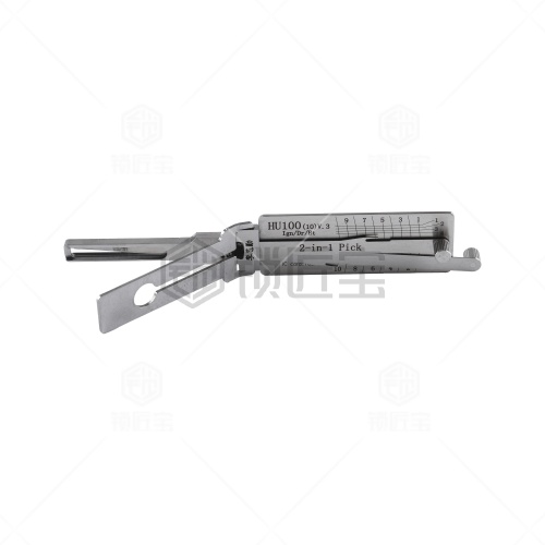 李志勤-HU100(10)汽车锁读齿开启工具-内铣 李氏二合一10齿新款凯迪拉克