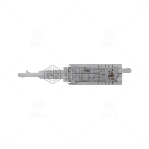 李志勤-H50/FO14老款福特汽车锁读齿开启工具-平铣  喷砂版 李氏二合一