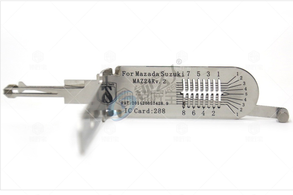 丘比特MAZ24R马自达铃木汽车锁读开二合一